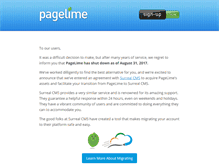 Tablet Screenshot of pagelime.com